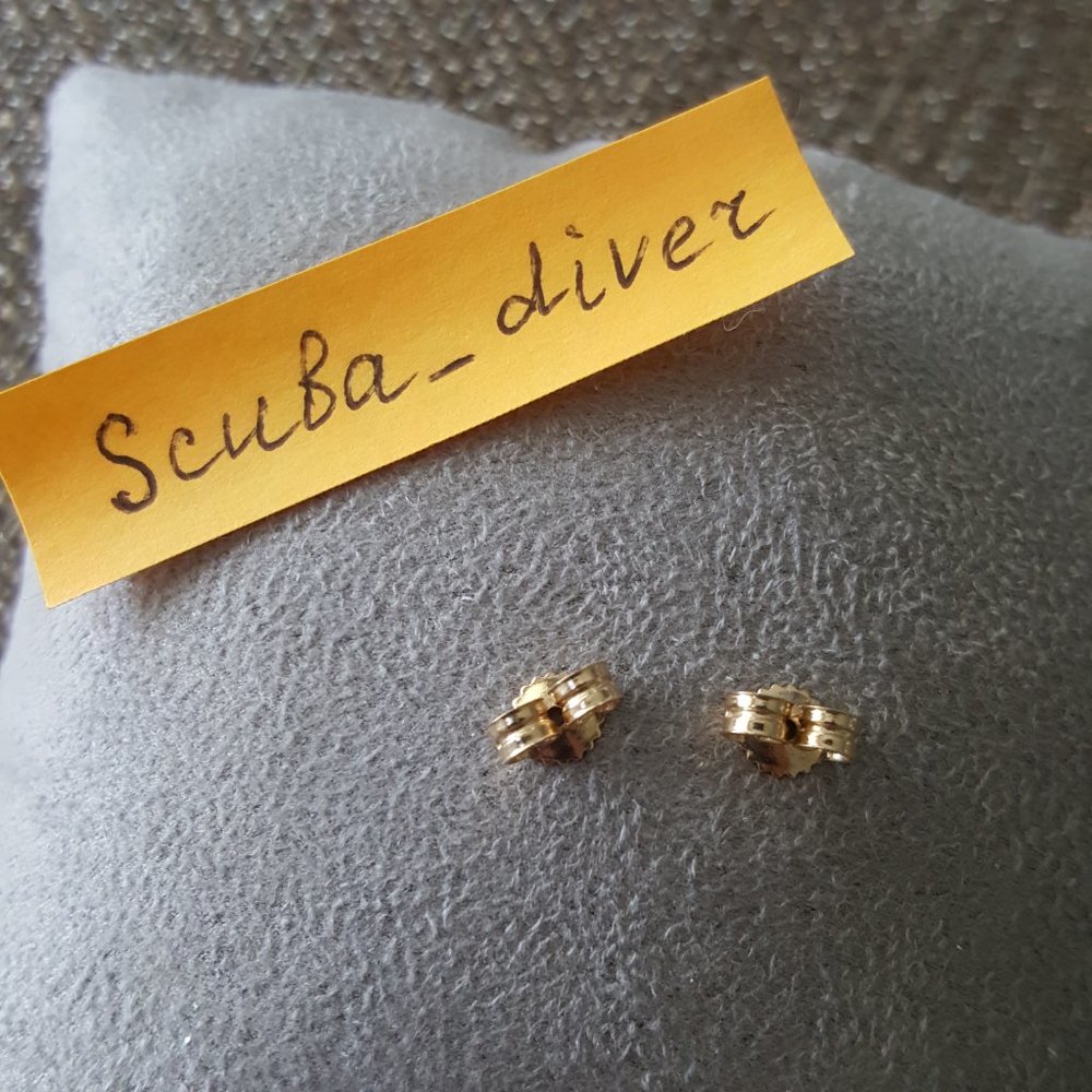 PANDORA 14K Solid Gold ALE 585 Lace Botanique Dangle Earrings Retired RARE - Picture 7 of 13